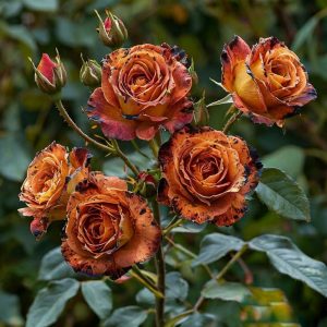 Роза плетистая Оранжевый Бриллиант купить по цене от 450р. в интернет-магазине «Посадика» с доставкой почтой в в Курчалойе и по всей России – [изображение №1].